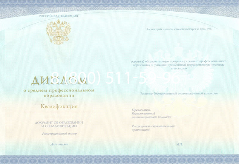 Купить Диплом колледжа (Спецбланк) 2014-2024 года в Серпухове Купить Диплом колледжа (Спецбланк) 2014-2024 года в Серпухове